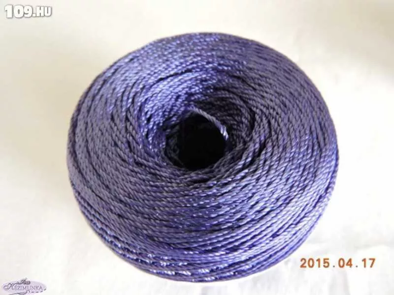 Hímzőfonal selyem sötét lila 50 gr